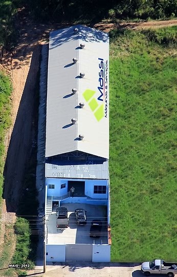 Vista aérea da sede da Massi Máquinas em São Roque - SP